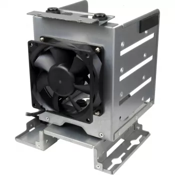 INTER-TECH IPC Mounting Frame ER-47045-1 do 2.5-calowego HDD/SSD w zatoce 3.5 cala z 2x portami USB 3.0 z przodu, czarny