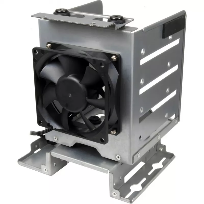 INTER-TECH IPC Mounting Frame ER-47045-1 do 2.5-calowego HDD/SSD w zatoce 3.5 cala z 2x portami USB 3.0 z przodu, czarny