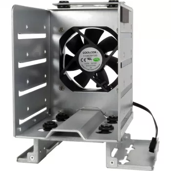 INTER-TECH IPC Mounting Frame ER-47045-1 do 2.5-calowego HDD/SSD w zatoce 3.5 cala z 2x portami USB 3.0 z przodu, czarny