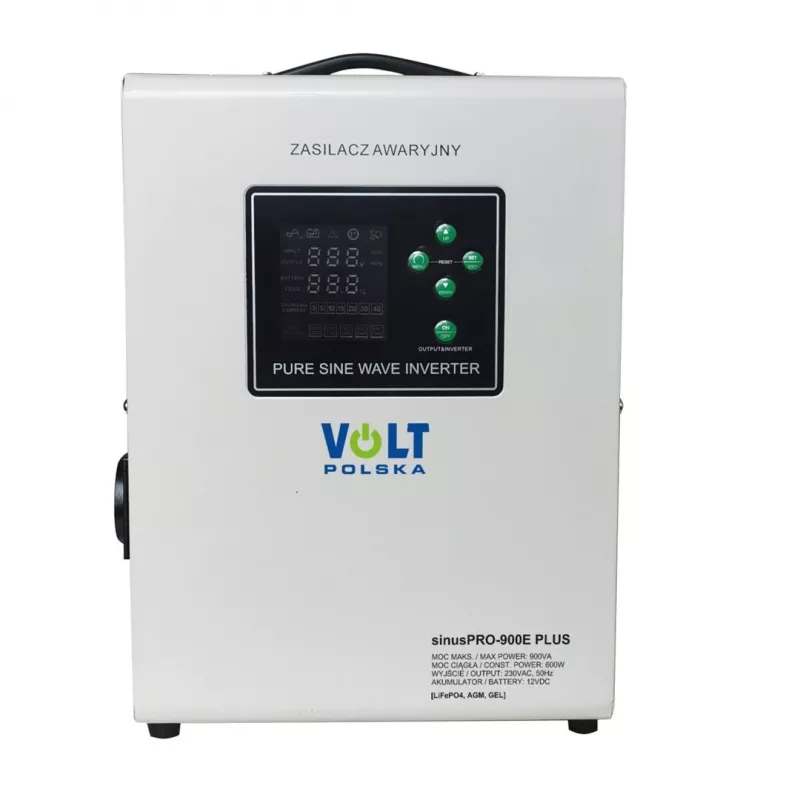 Inwerter VOLT POLSKA SINUSPRO 900E PLUS 12V 600/90