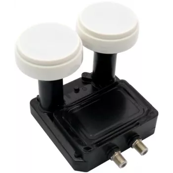 INVERTO Monoblock Twin Converter 7235 - 2 wyjścia, figura szumów 0,2 dB, odstęp 6°, złącze F