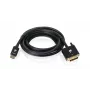 IOGEAR Kabel HDMI na DVI 4K @ 30Hz - 10 stóp (3 m), pozłacany, potrójnie ekranowany, czarny