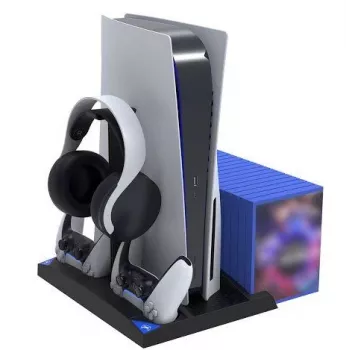 iPega P5013 Stacja ładująca i chłodząca do PS5 i kontrolera PS5 Czarny
