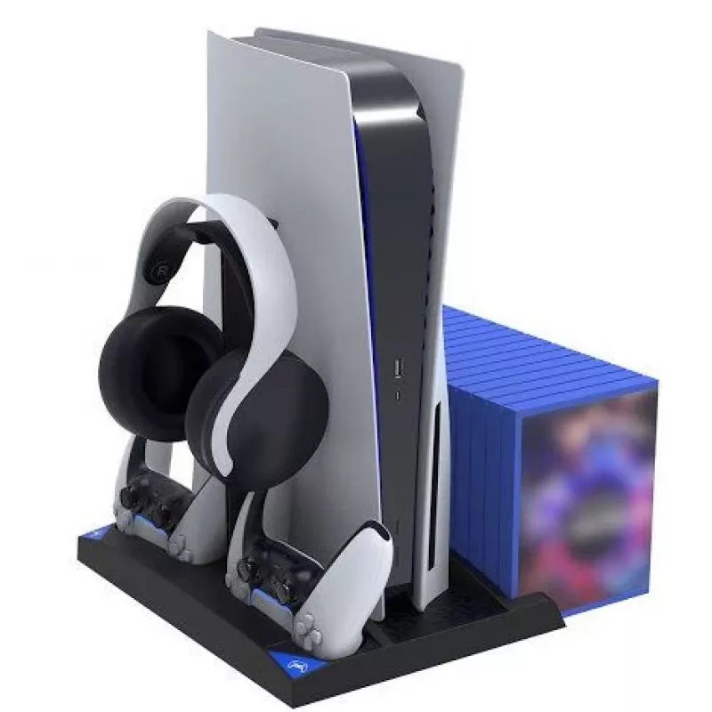 iPega P5013 Stacja ładująca i chłodząca do PS5 i kontrolera PS5 Czarny