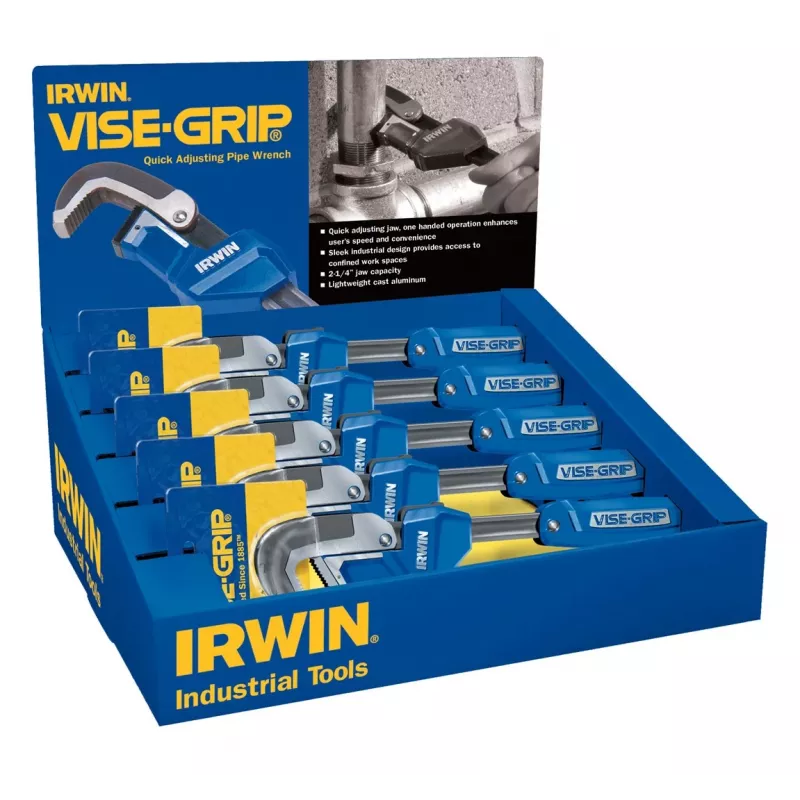 IRWIN 10503642 Klucz nastawny 250mm, stal chromowo-wanadowa, wykończenie fosforanowe, rozwarcie szczęk 34mm, DIN 3117