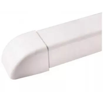 IVENSIS IPEP60 Zaślepka do koryta kablowego Biała 60 mm PVC Wciskana
