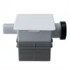 IVENSIS ISN32 Ukryty Syfon Skroplin 100x100 - Biały ABS, Odpływ 32mm, Uszczelnienie Zapachowe
