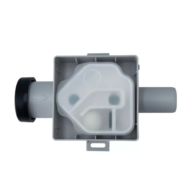IVENSIS ISN32 Ukryty Syfon Skroplin 100x100 - Biały ABS, Odpływ 32mm, Uszczelnienie Zapachowe