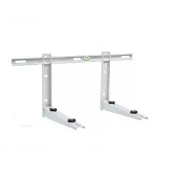 Ivensis IWL550 Składany Wspornik Półki z Belką Montażową, 550mm, Biały, Stal Malowana Proszkowo
