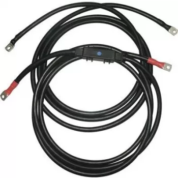 Zestaw kabli przyłączeniowych do akumulatora IVT 3m 50mm² do falowników serii SW 2000W (421008)