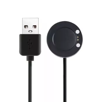 iWear CH5 Uniwersalny Kabel Zasilający USB 1m do Smartwatcha, 2-Pinowa Okrągła Ładowarka Magnetyczna