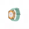 iWear S1 Grooved Soft Silicone 20mm Strap for Apple Watch 49mm / 45mm / 44mm / 42mm Light Green
