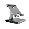 J5CREATE JTS224-N Wielokątowa Podstawka z Dokiem USB-C do iPad Pro (Space Grey)