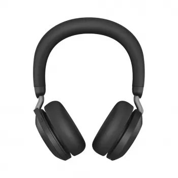 Jabra Evolve2 75 Bezprzewodowa słuchawka Bluetooth z aktywną redukcją szumów, certyfikowana dla Microsoft Teams, czarna