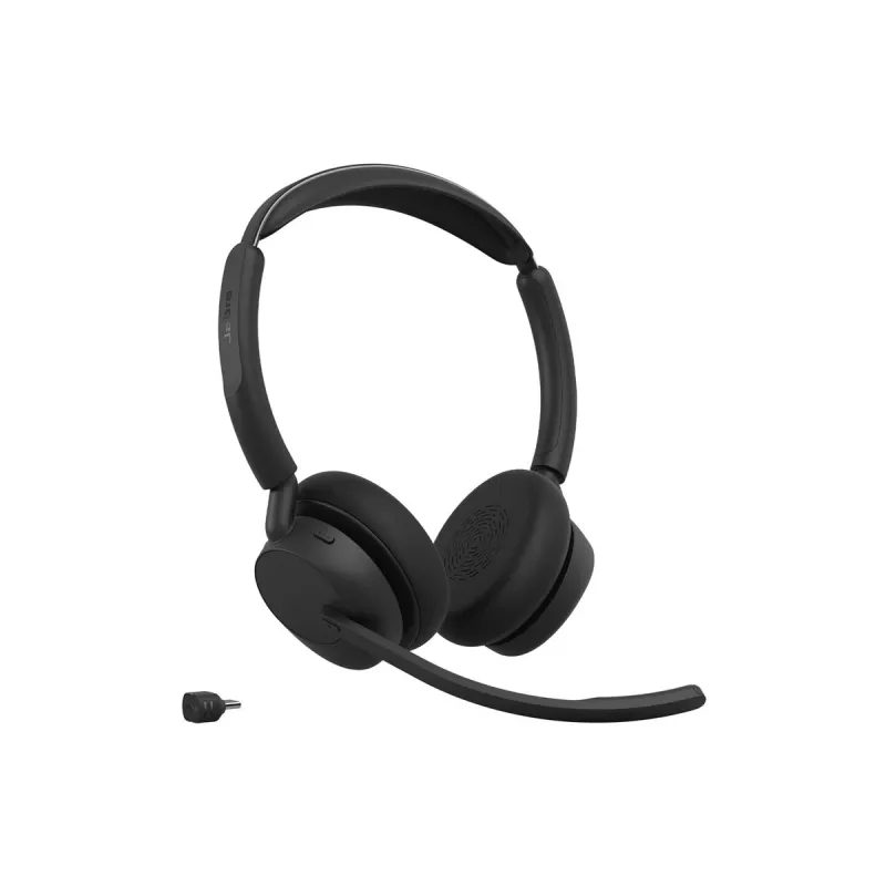 Zestaw słuchawkowy Jabra Evolve3 45 Stereo z adapterem Link 380c USB-C i podstawką ładującą