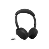 Jabra Evolve3 65 Flex Link 390a MS słuchawki bezprzewodowe z podkładką ładującą