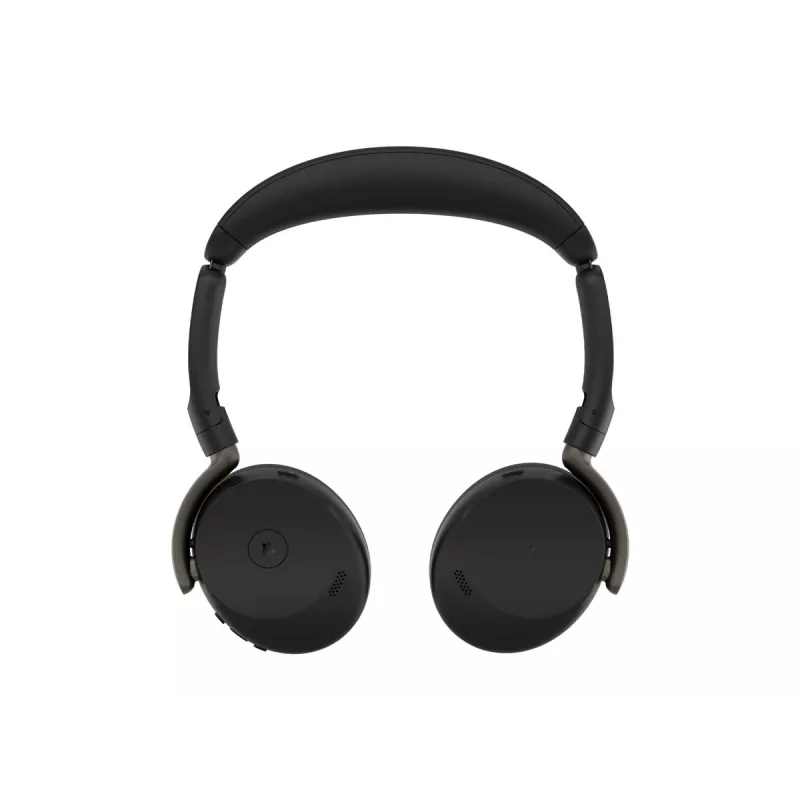 Jabra Evolve3 65 Flex MS Bezprzewodowy zestaw słuchawkowy Bluetooth nauszny z adapterem Link 390c, czarny