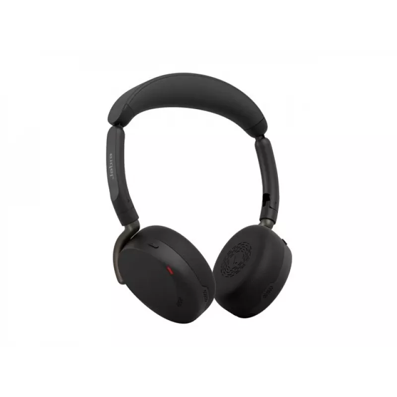 Jabra Evolve3 65 Flex Bezprzewodowy zestaw słuchawkowy Bluetooth z hybrydową ANC, klucz USB-C Jabra Link 390c, certyfikowany UC, czarny