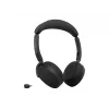 Jabra Evolve3 65 Flex Bezprzewodowy zestaw słuchawkowy Bluetooth z hybrydową ANC, klucz USB-C Jabra Link 390c, certyfikowany UC, czarny