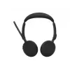 Jabra Evolve3 65 Stereo Link 390a MS Bezprzewodowy zestaw słuchawkowy nauszny z Bluetooth i adapterem USB-A, zoptymalizowany dla Microsoft Teams, czarny