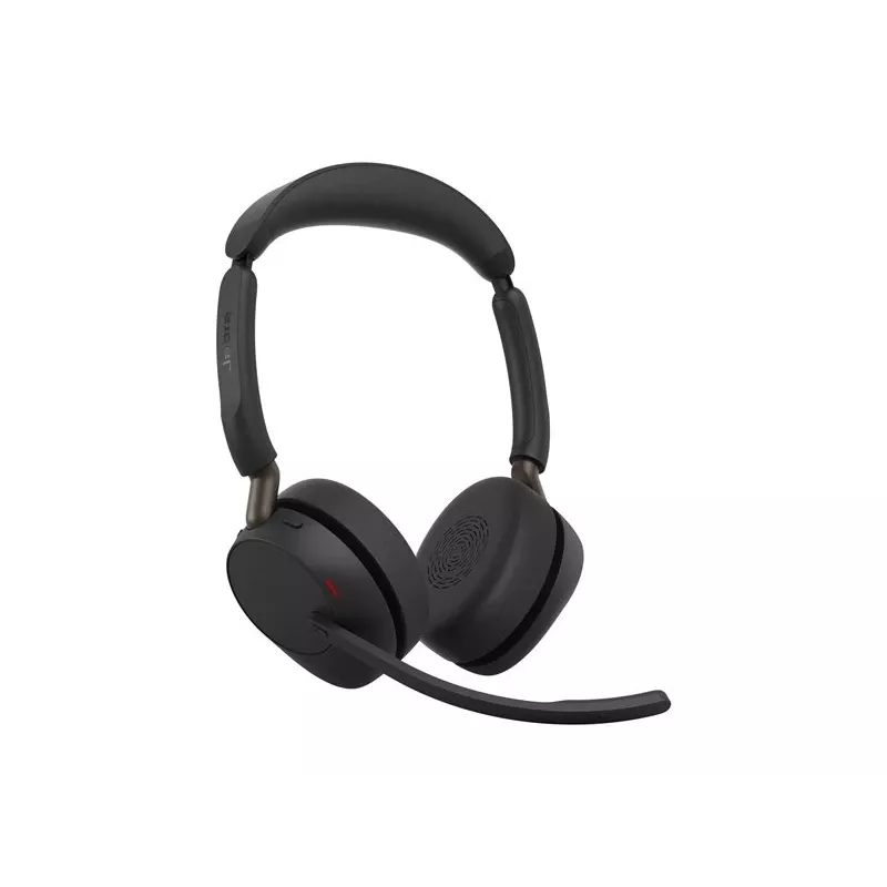 Jabra Evolve3 65 Stereo Link 390a UC Bezprzewodowy Zestaw Słuchawkowy, Czarny, Certyfikowany dla Microsoft Teams