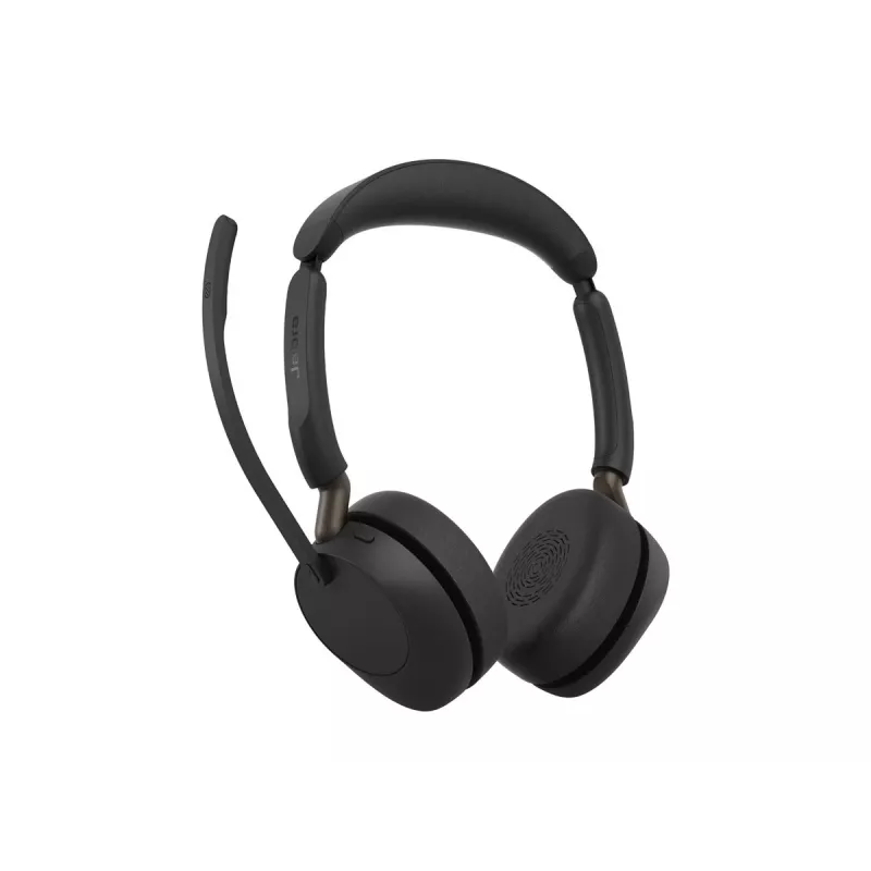 Jabra Evolve3 65 Stereo Link 390c UC Bezprzewodowy zestaw słuchawkowy Bluetooth z adapterem USB-A i Busylight - Czarny