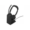 Jabra Evolve3 65 Stereo bezprzewodowy zestaw słuchawkowy z Link 390c i podstawką ładującą – certyfikat Microsoft Teams
