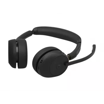 Jabra Evolve3 65 Stereo bezprzewodowy zestaw słuchawkowy z Link 390c i podstawką ładującą – certyfikat Microsoft Teams