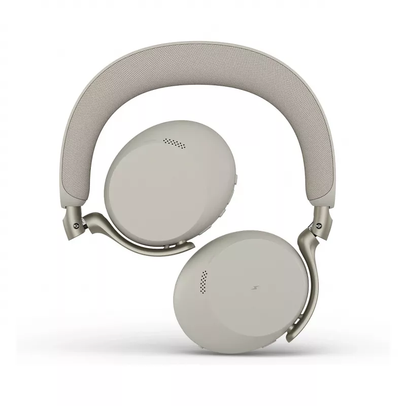 Jabra Evolve3 75 UC Bezprzewodowy zestaw słuchawkowy nauszny Bluetooth z redukcją szumów i adapterem Link 390c (ciepły szary)