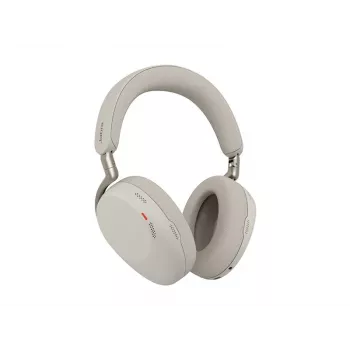 Jabra Evolve3 85 UC Bezprzewodowy zestaw słuchawkowy nauszny z aktywną redukcją szumów i adapterem Link 390C, kolor ciepły szary