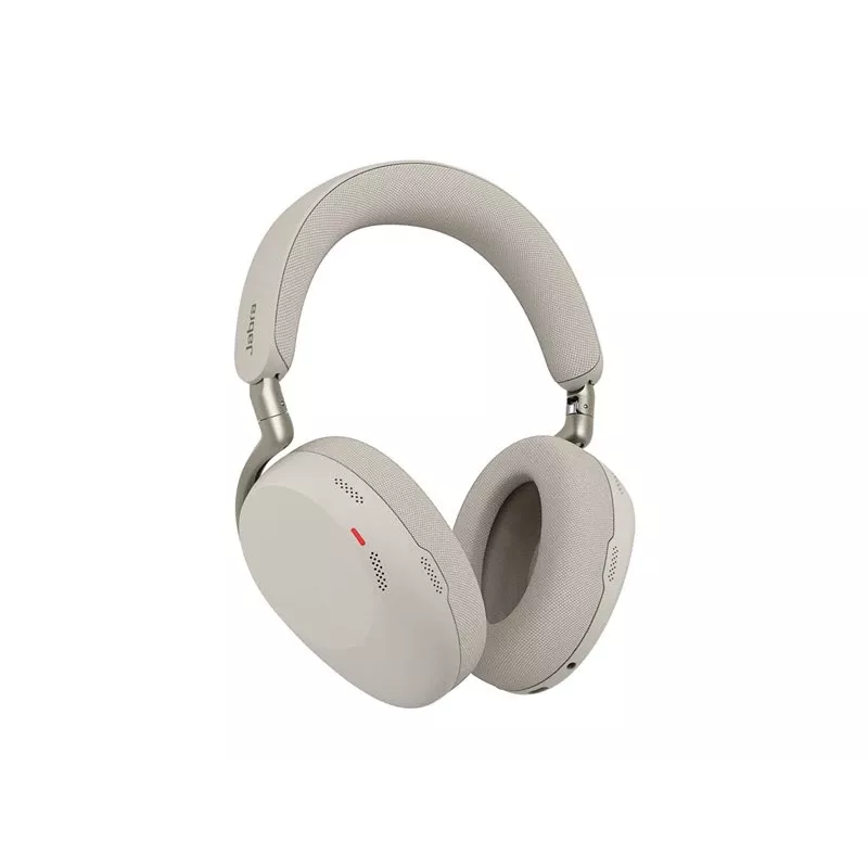 Jabra Evolve3 85 UC Bezprzewodowy zestaw słuchawkowy nauszny z aktywną redukcją szumów i adapterem Link 390C, kolor ciepły szary