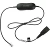 Kabel Jabra Smart Cord QD do RJ9 do zestawu słuchawkowego dla telefonu Cisco IP Phone 78XX, czarny, spiralny, 0,4 m do 2 m