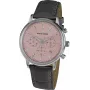 JACQUES LEMANS Liverpool Męski Zegarek Chronograf 1-209F 39mm Stal Nierdzewna Czarna Tarcza