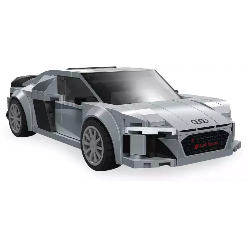 Zestaw klocków konstrukcyjnych Jamara CaDA Audi R8 Coupé w skali 1:24 - 272 elementy, szary, wiek 8+