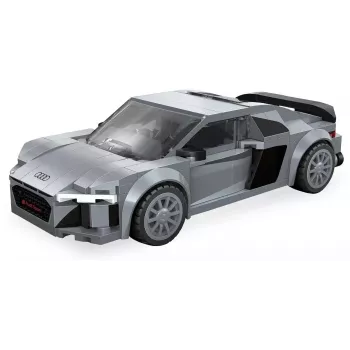 Zestaw klocków konstrukcyjnych Jamara CaDA Audi R8 Coupé w skali 1:24 - 272 elementy, szary, wiek 8+