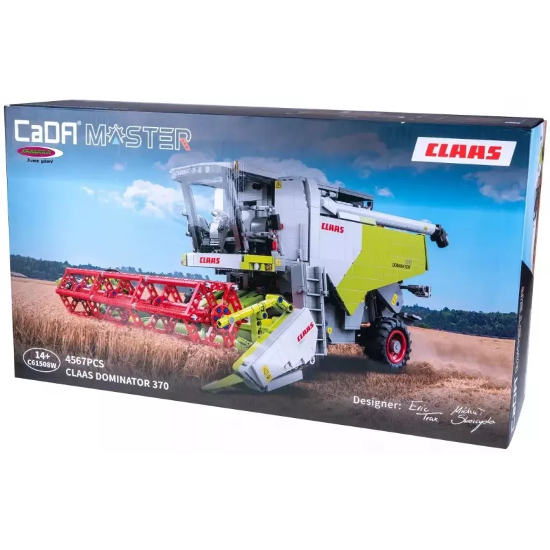 Jamara Claas Dominator 370 1:18 2.4GHz RC Klocki Konstrukcyjne Pojazd (1000+ elementów) 14+