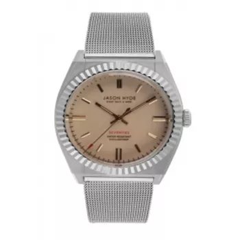 JASON HYDE JH10011 Zegarek unisex 40mm Stal nierdzewna Niebieski Tkanina z recyklingu PET Kwarcowy