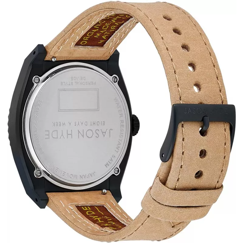JASON HYDE JH10014 Zegarek unisex 40mm Earth Collection Niebieska tarcza Niebieski pasek