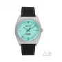 JASON HYDE JH10015 Zegarek Unisex 40mm Czarna Tarcza Czarny Pasek Materiałowy Kwarcowy