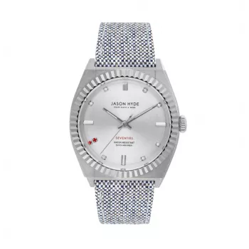 JASON HYDE JH20000 Zegarek damski kwarcowy 36mm Stal nierdzewna Czarna skóra