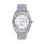 Jason Hyde Męski Zegarek JH30000 Analogowy Kwarcowy 40mm Stal Nierdzewna Czarna Tarcza Skórzany Pasek
