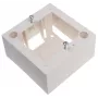 JAVEL Puszka natynkowa pojedyncza 2-modułowa M45, 1M, 45x45, biała