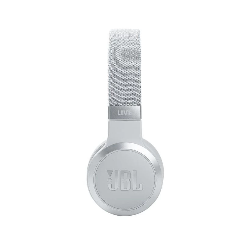 JBL Live 460NC Bezprzewodowe słuchawki nauszne z aktywną redukcją szumów, białe