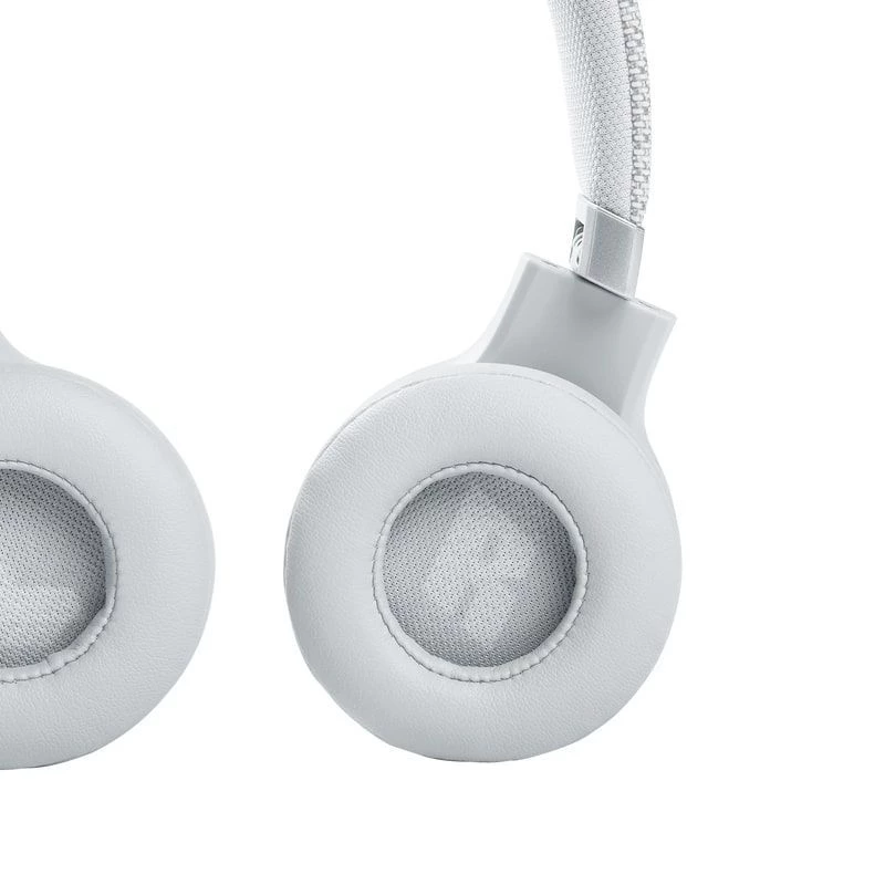 JBL Live 460NC Bezprzewodowe słuchawki nauszne z aktywną redukcją szumów, białe