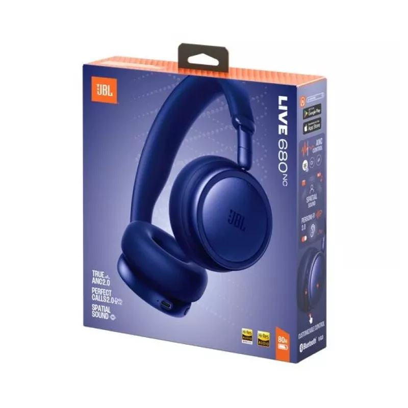 JBL Live 680NC Bezprzewodowe słuchawki nauszne z adaptacyjną redukcją szumów