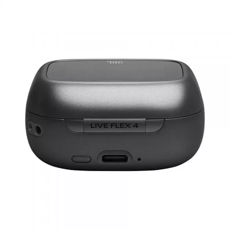 JBL LIVE Flex 4 Prawdziwie bezprzewodowe słuchawki douszne Bluetooth z adaptacyjną redukcją szumów, czarne
