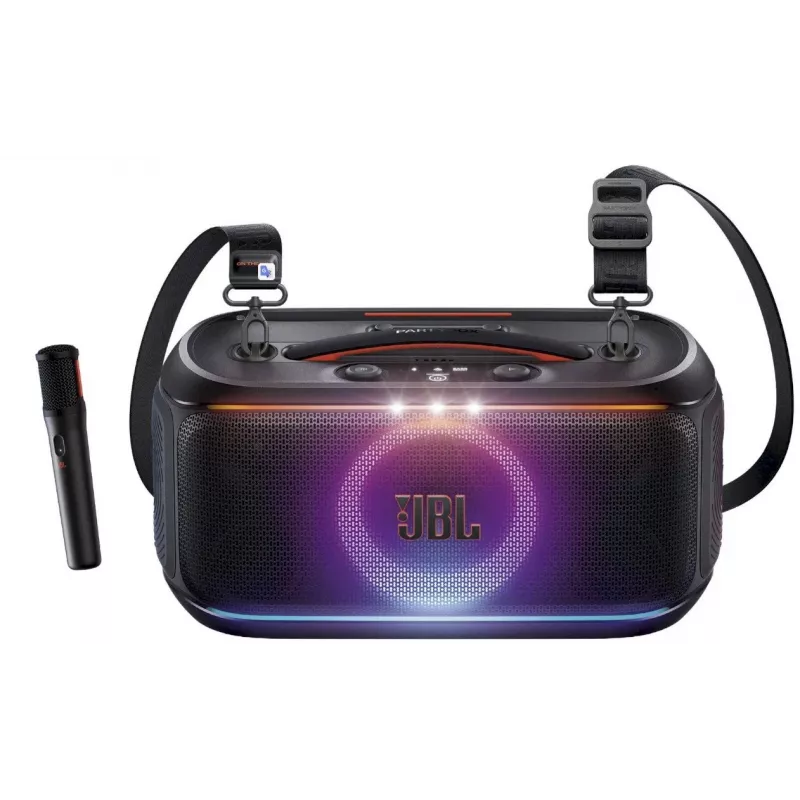 JBL Partybox On-The-Go 2 Głośnik Bluetooth – Czarny, 100W RMS, IPX4, TWS