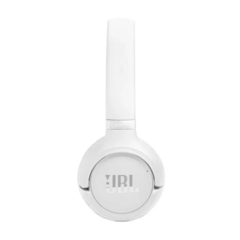 JBL Tune 530BT Bezprzewodowe Słuchawki Nauszne z Pure Bass, Bluetooth 5.3, Bateria 57 Godzin, Składana Konstrukcja – Białe