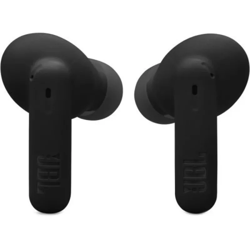 JBL Vibe Beam 2 Prawdziwie bezprzewodowe słuchawki douszne Bluetooth z głębokim basem, odpornością IP54, baterią 32-godzinną i podwójnymi mikrofonami - Czarny