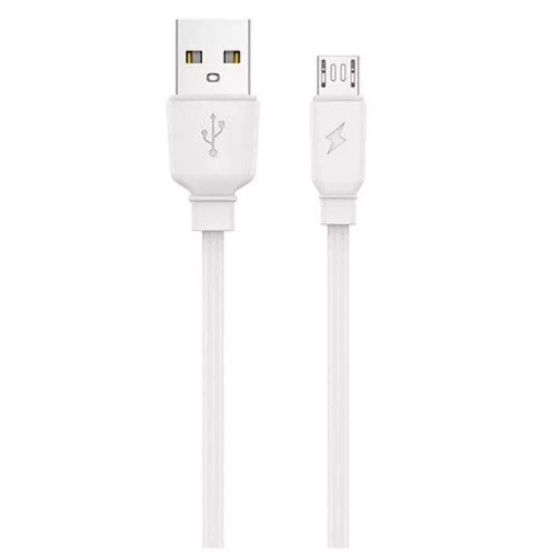 Jellico B15 Durable-Soft Universal Micro USB to USB Data & Fast 3.1A Charger Cable 1m White